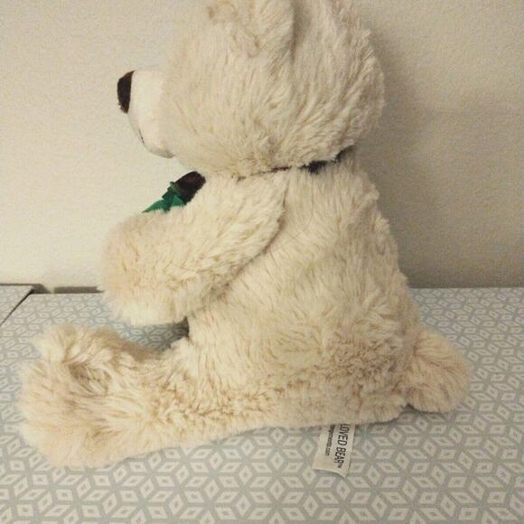 Teddy BEAR Berry Loved 11" Beige Realistic Plush Stuffed Animal Toy Strawberry - Picture 11 of 15